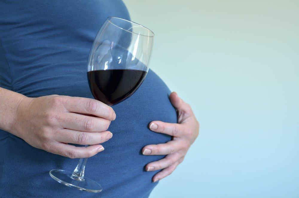 الكحول في حين الحوامل