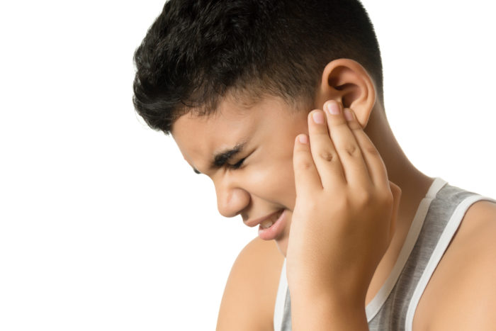 تأثير عدوى الأذن الوسطى