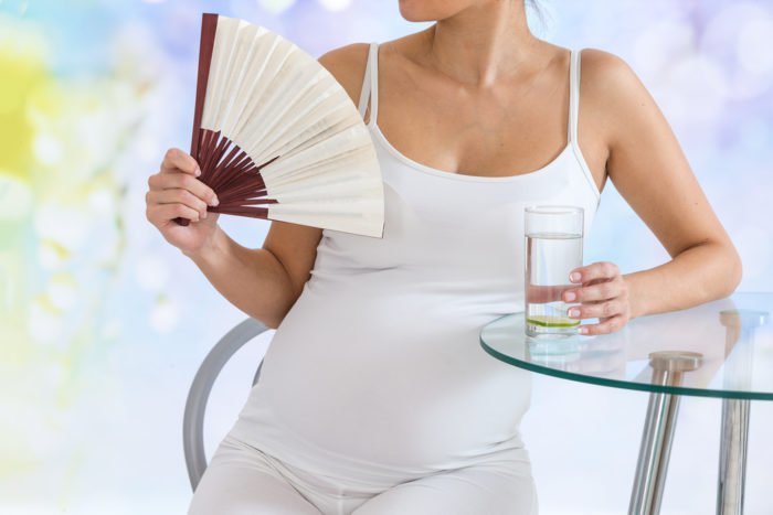 التغلب على الحرارة أثناء الحمل