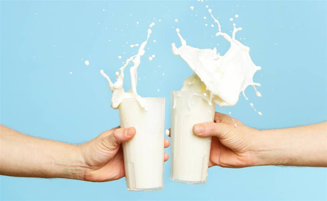 الحليب لزيادة الوزن